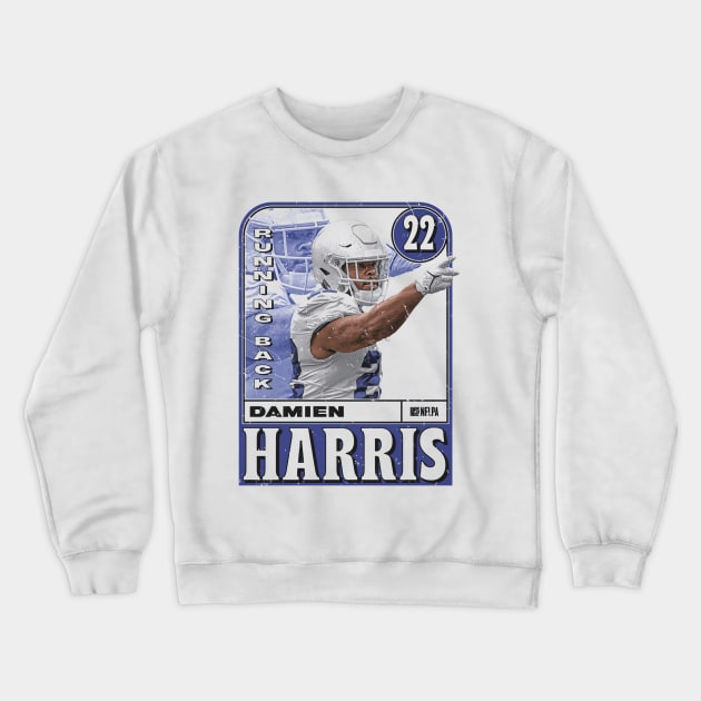 Damien Harris Buffalo Card Crewneck Sweatshirt by ClarityMacaws